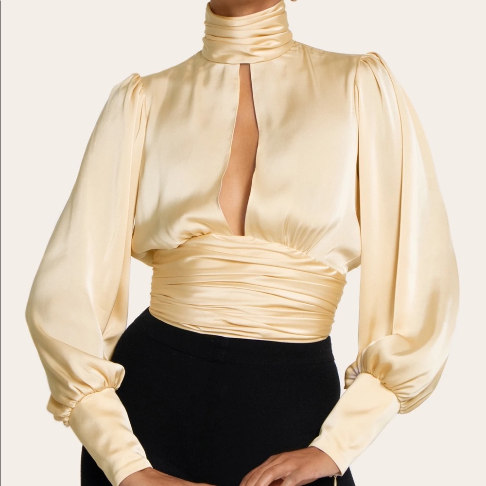 ORESEUND IRIS NIGHT OUT TOP CHAMPAGNE